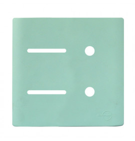 Placa p/ 2 Interruptores + 2 Furos 4x4 - Novara Siciliano